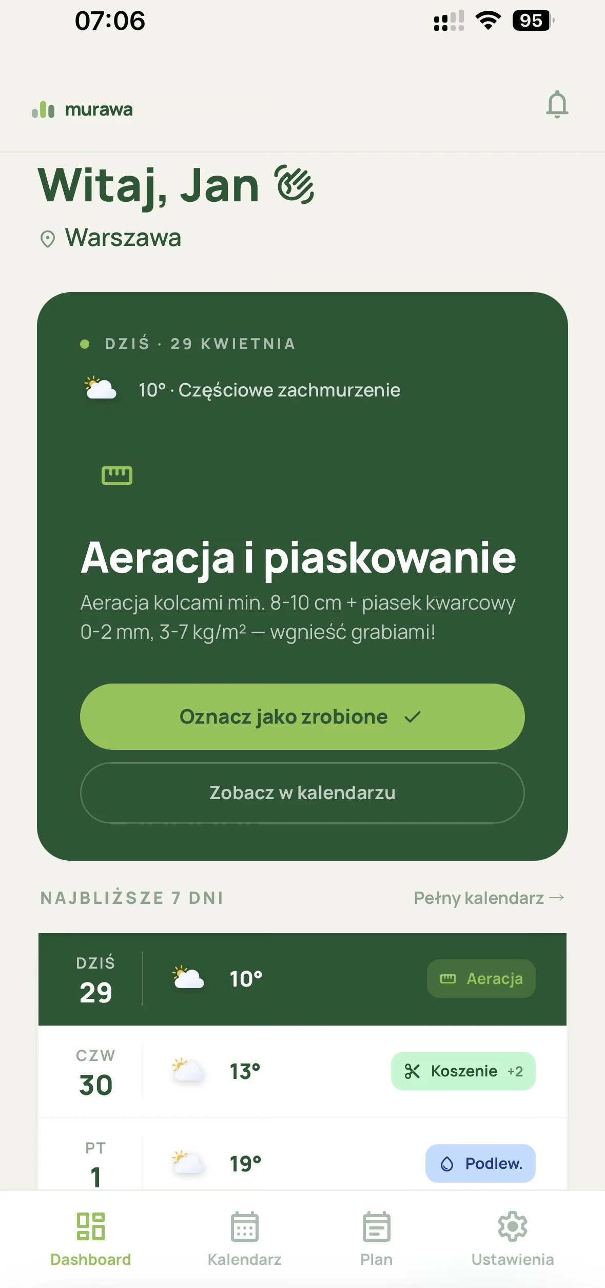 murawa dashboard